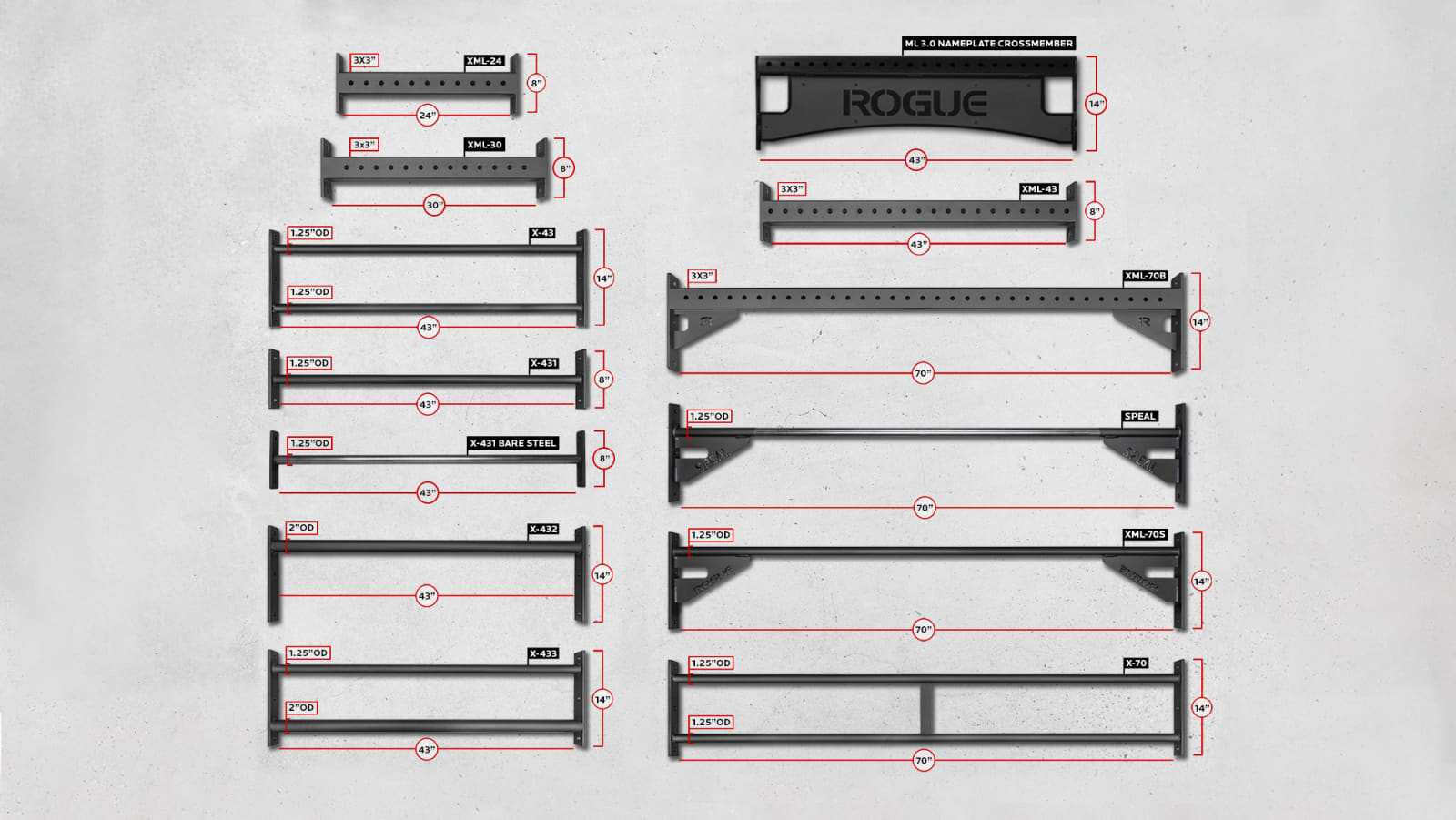 Monster lite top crossmember